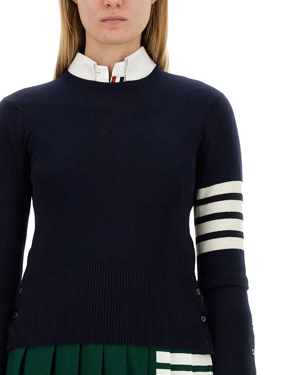Thom Browne Women 4Bar Shirt THOM BROWNE