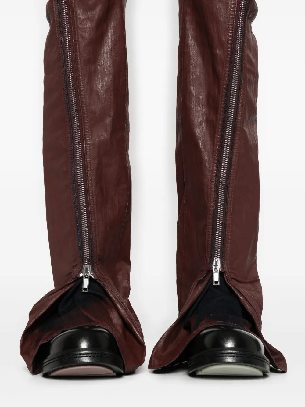 Rick Owens Drkshdw Women Bolan Banana Jeans With Side Zip RICK OWENS