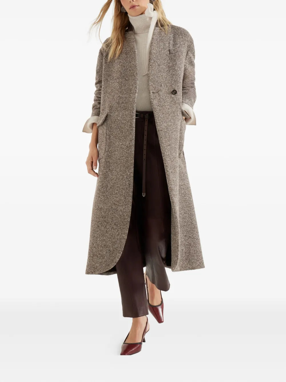 Brunello Cucinelli Women Belted Coat BRUNELLO CUCINELLI