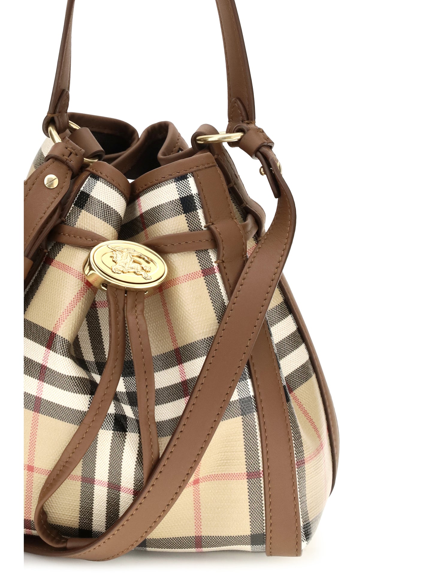 Burberry Women Mini Check Bucket Bag BURBERRY