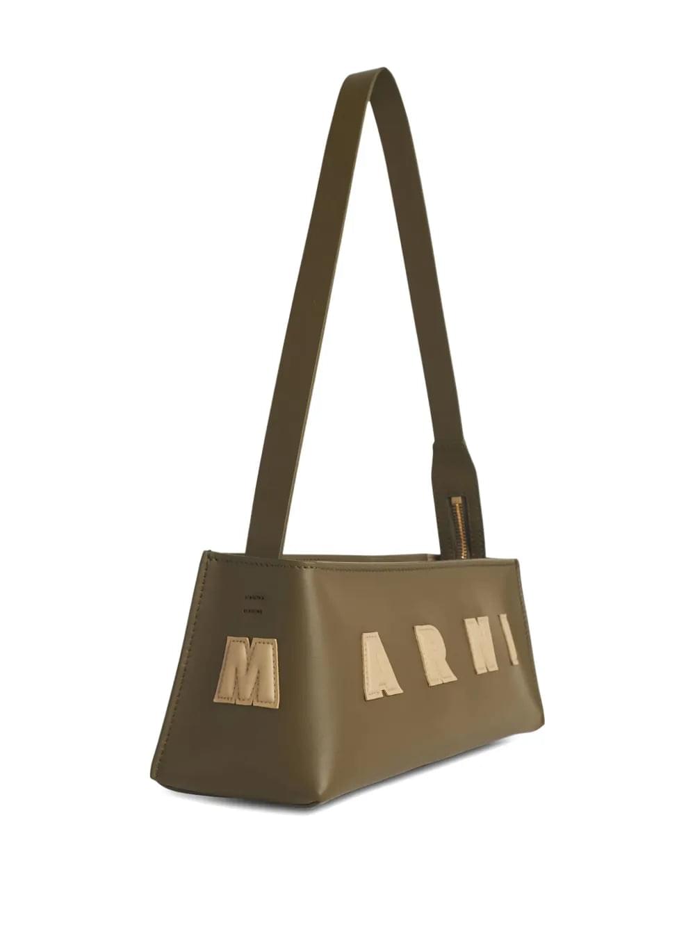 Marni Women Shoulder Bag With Logo Plaque MARNI
