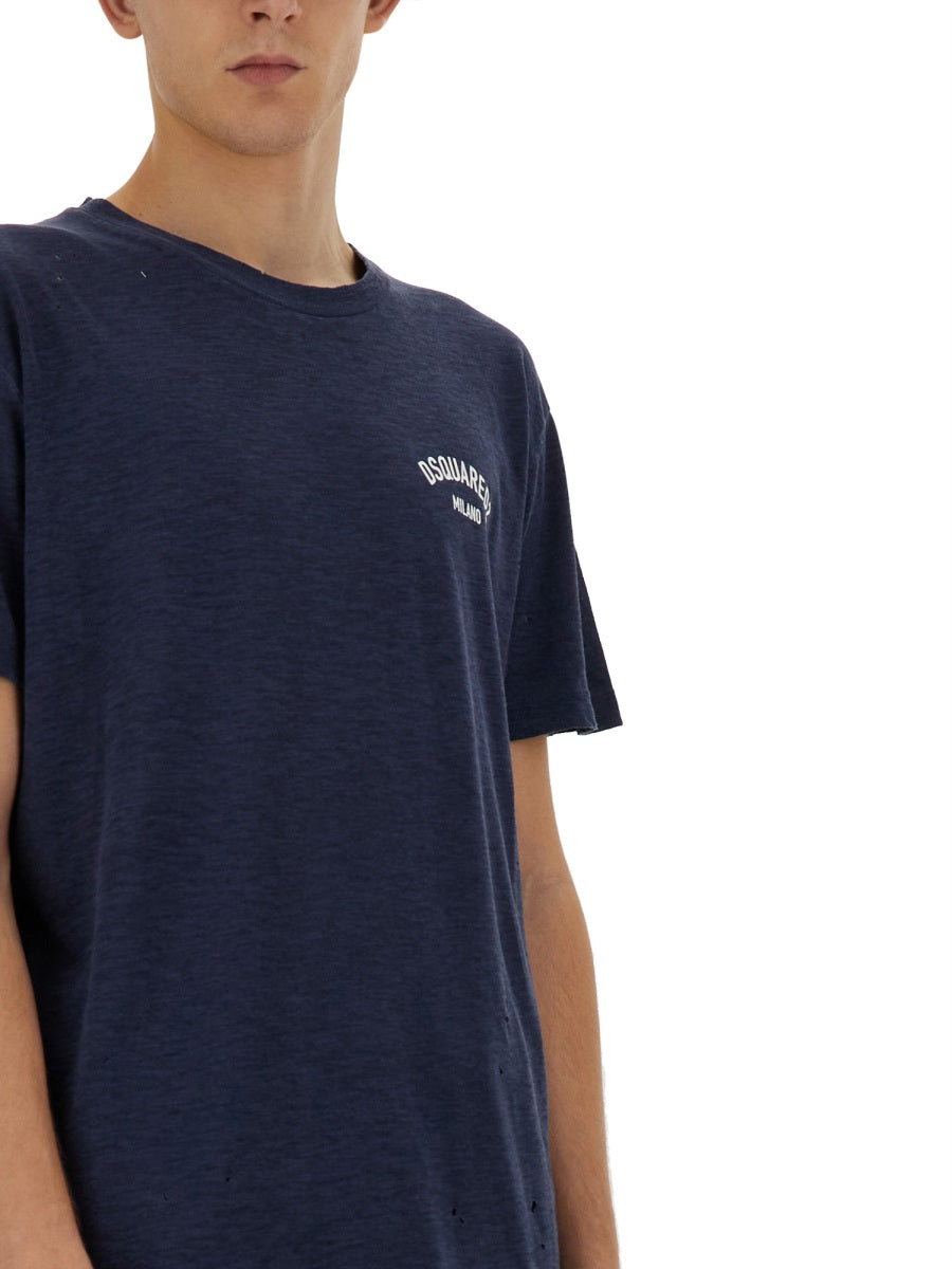 Dsquared2 Men T-Shirt With Logo DSQUARED2