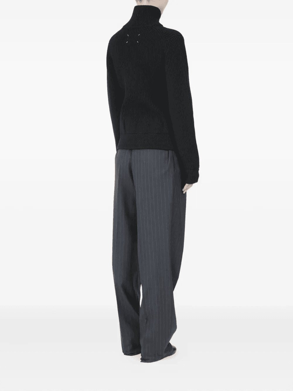 Maison Margiela Women Ribbed Cardigan With Zip MAISON MARGIELA