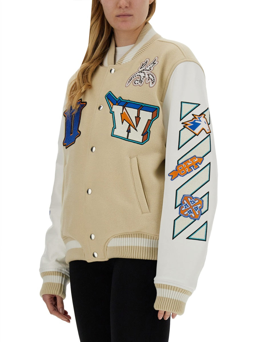 Off-White Women Varsity Jacket OFF-WHITE