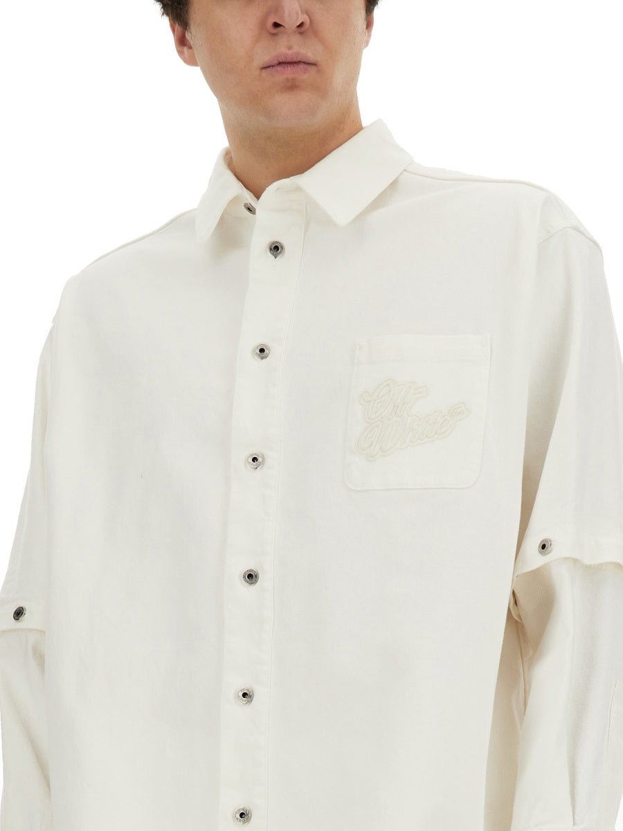 Off-White Men 90'S Jacket-Shirt OFF-WHITE
