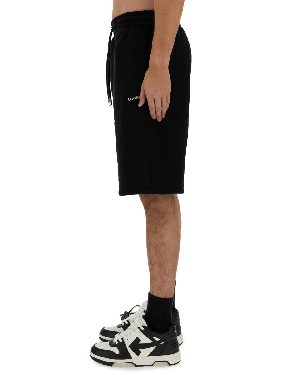 Off-White Men Bermuda With Logo OFF-WHITE