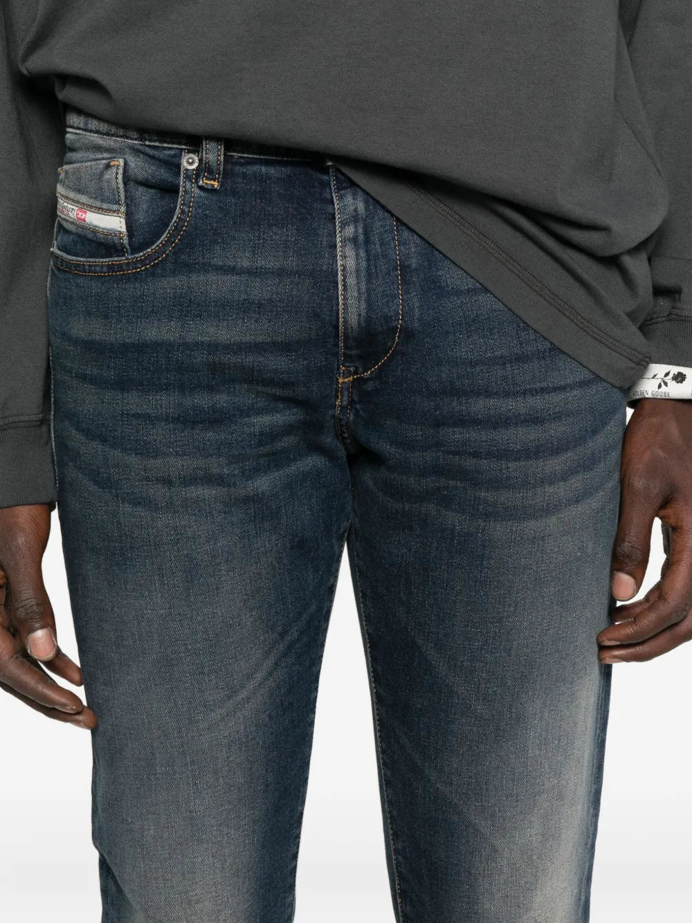 Diesel Men Faded-Effect Jeans DIESEL