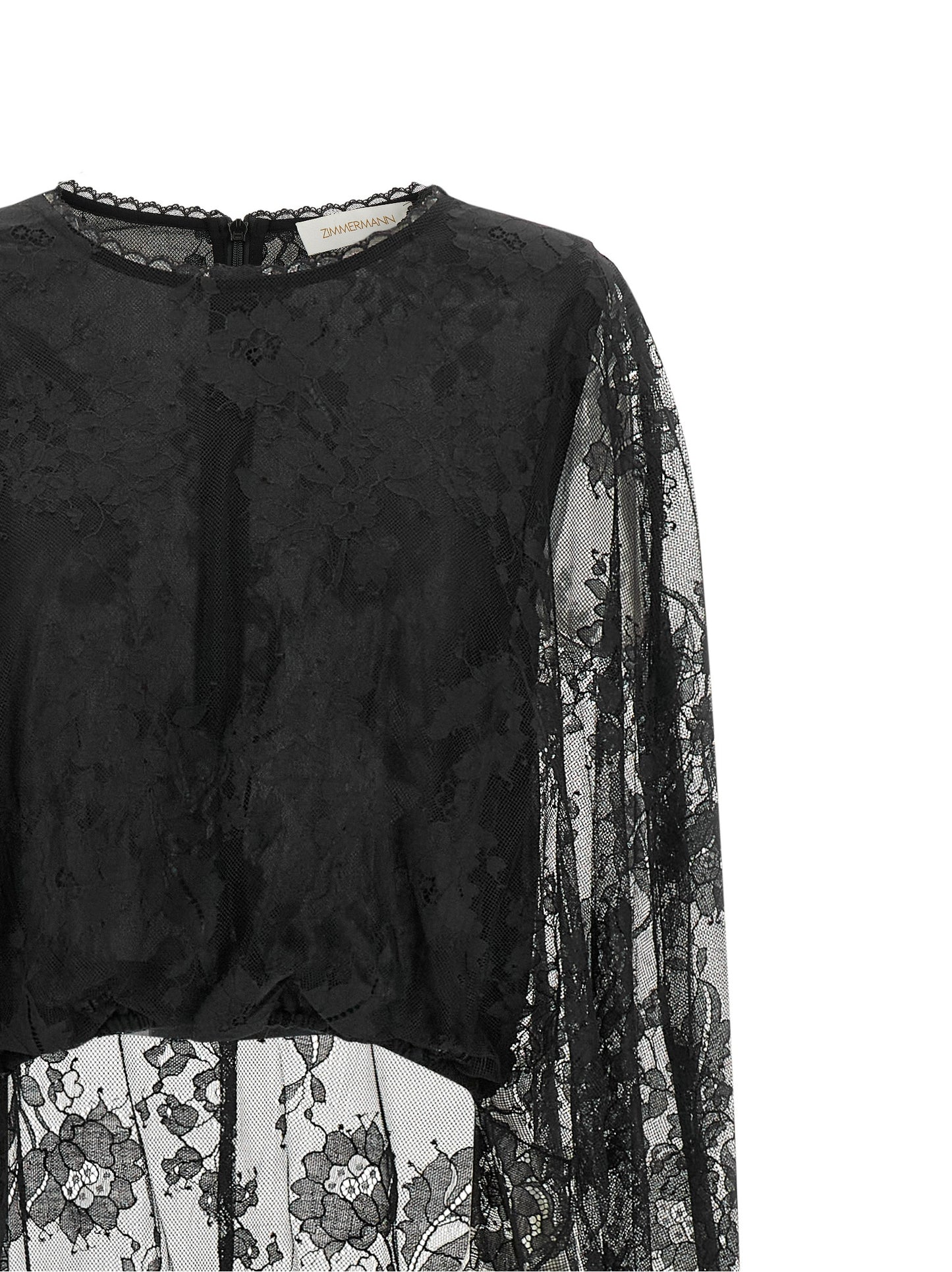 Zimmermann Women 'Valiant Lace Caped Top' Top ZIMMERMANN