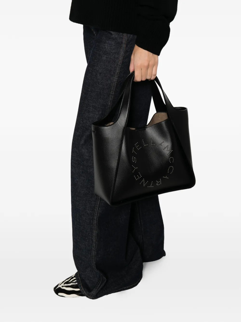 Stella Mccartney Women Leather Tote Bag With Logo Detail STELLA MCCARTNEY