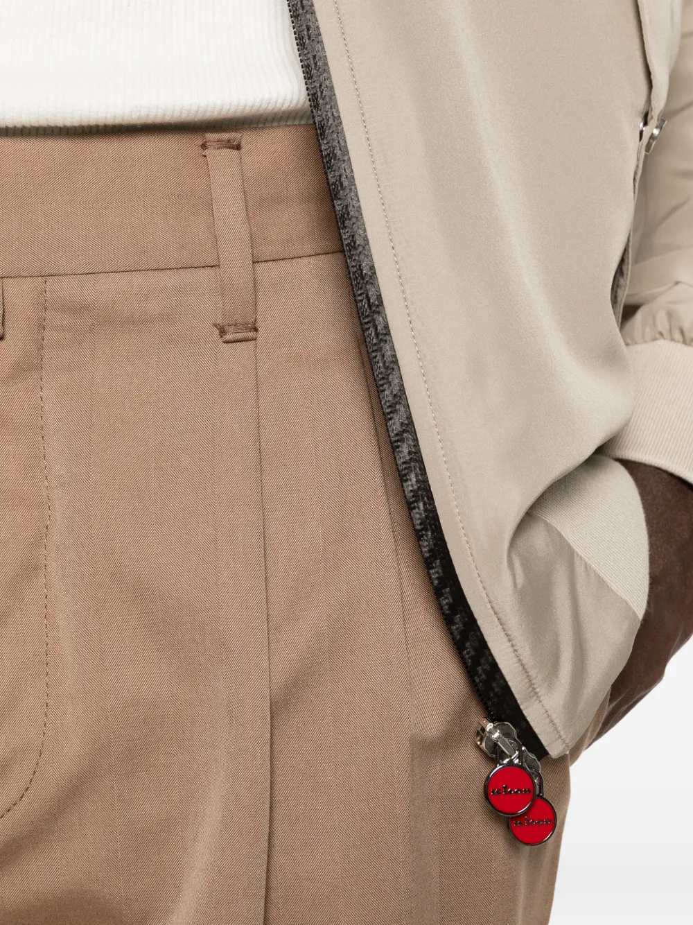 Kiton Men Zip-Up Bomber Jacket KITON