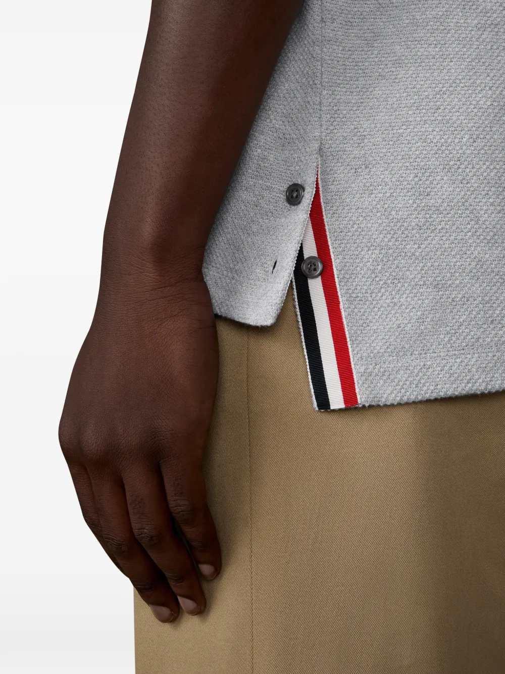 Thom Browne Men T-Shirt With 4-Stripe Detail THOM BROWNE
