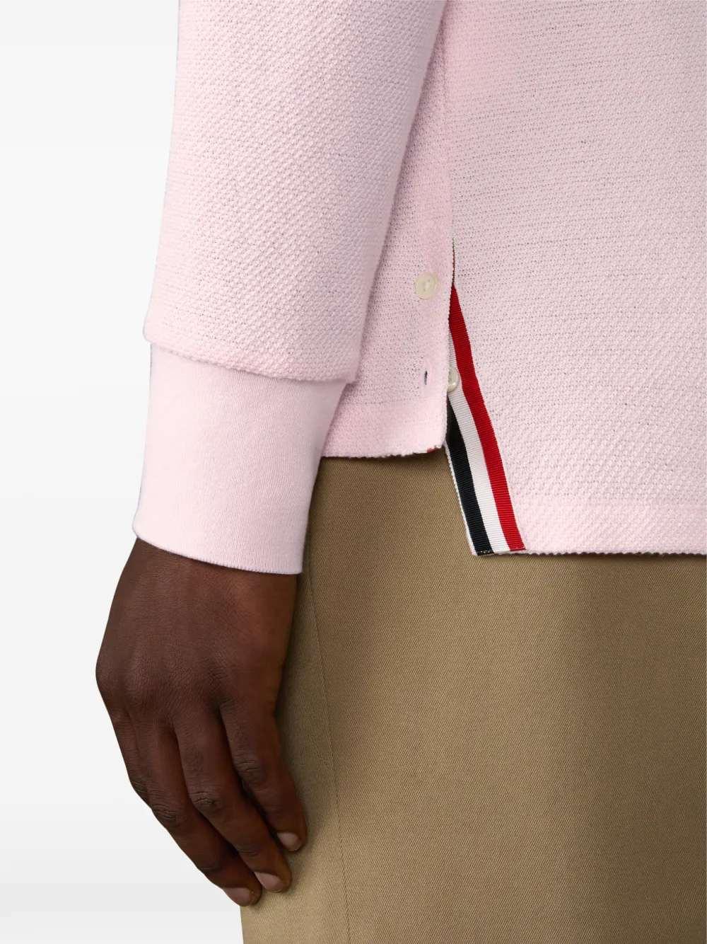 Thom Browne Men Piqué Polo Shirt THOM BROWNE