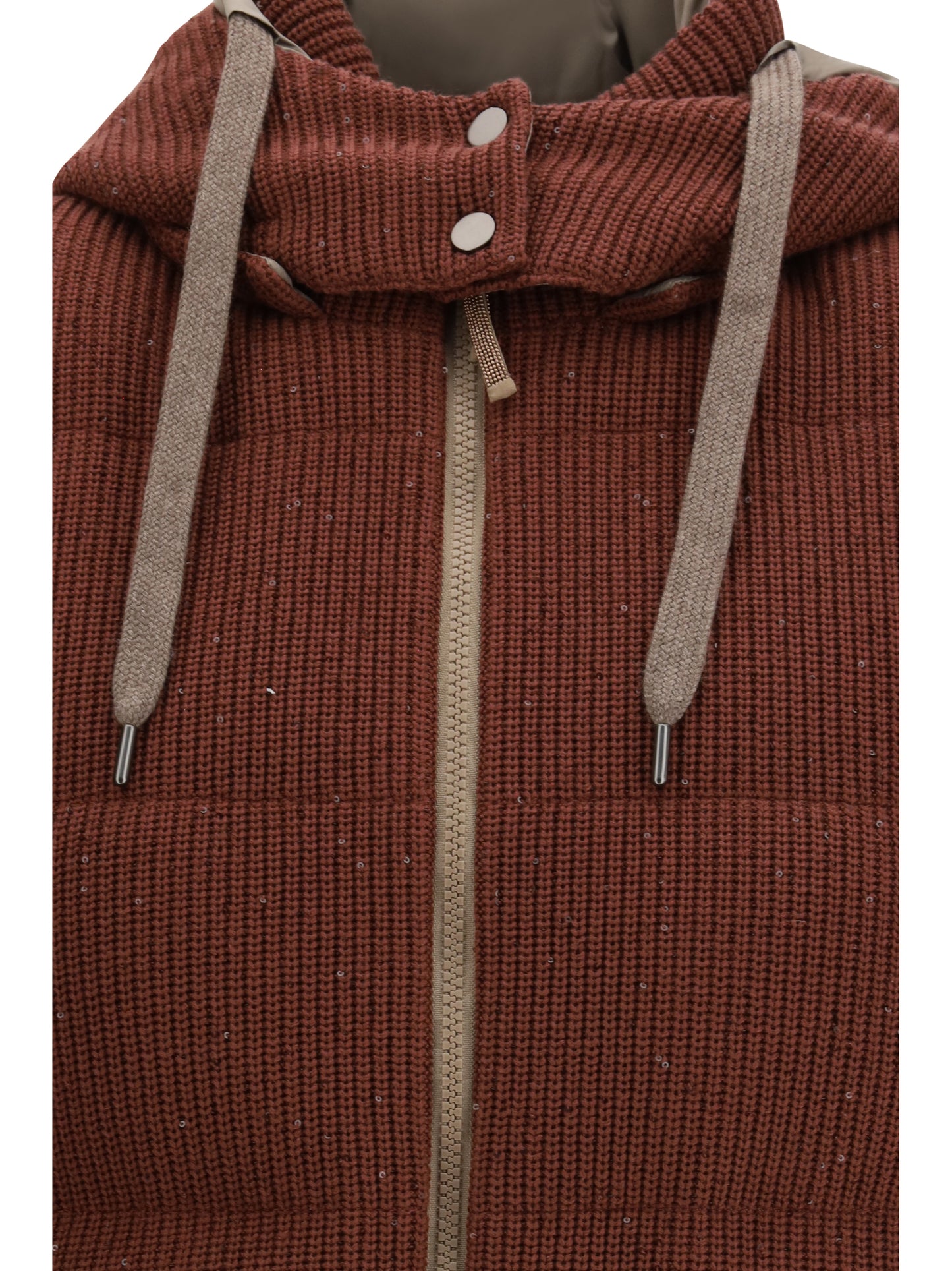 Brunello Cucinelli Women Hooded Down Vest BRUNELLO CUCINELLI