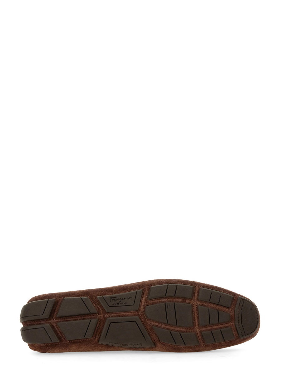 Ferragamo Men Moccasin Ornament Gancini FERRAGAMO