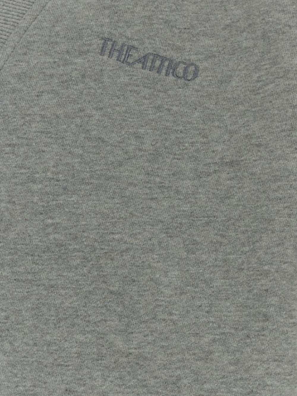 The Attico Women Gray Cotton Sweatshirt THE ATTICO