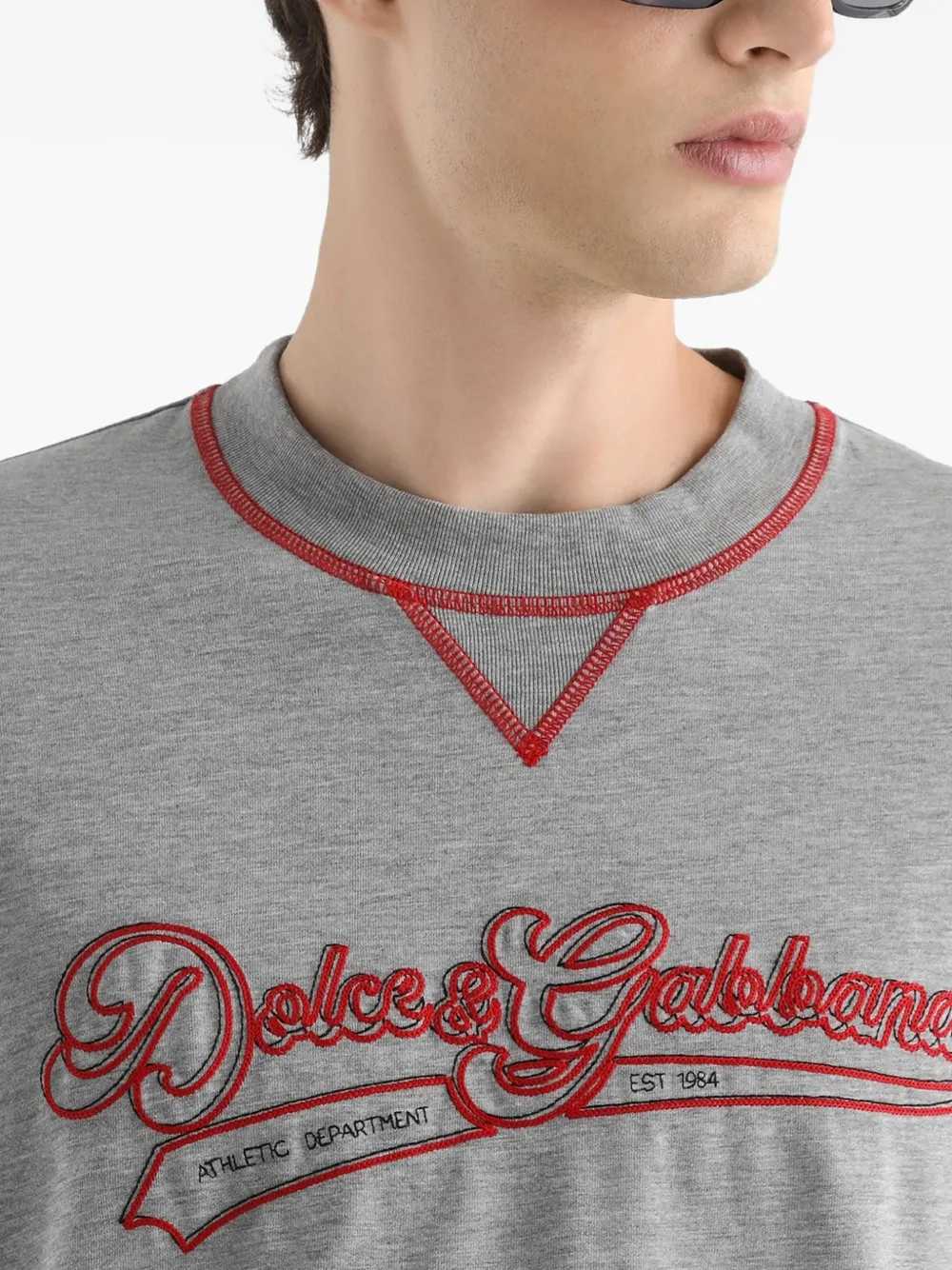 Dolce & Gabbana Men Embroidered T-Shirt DOLCE & GABBANA