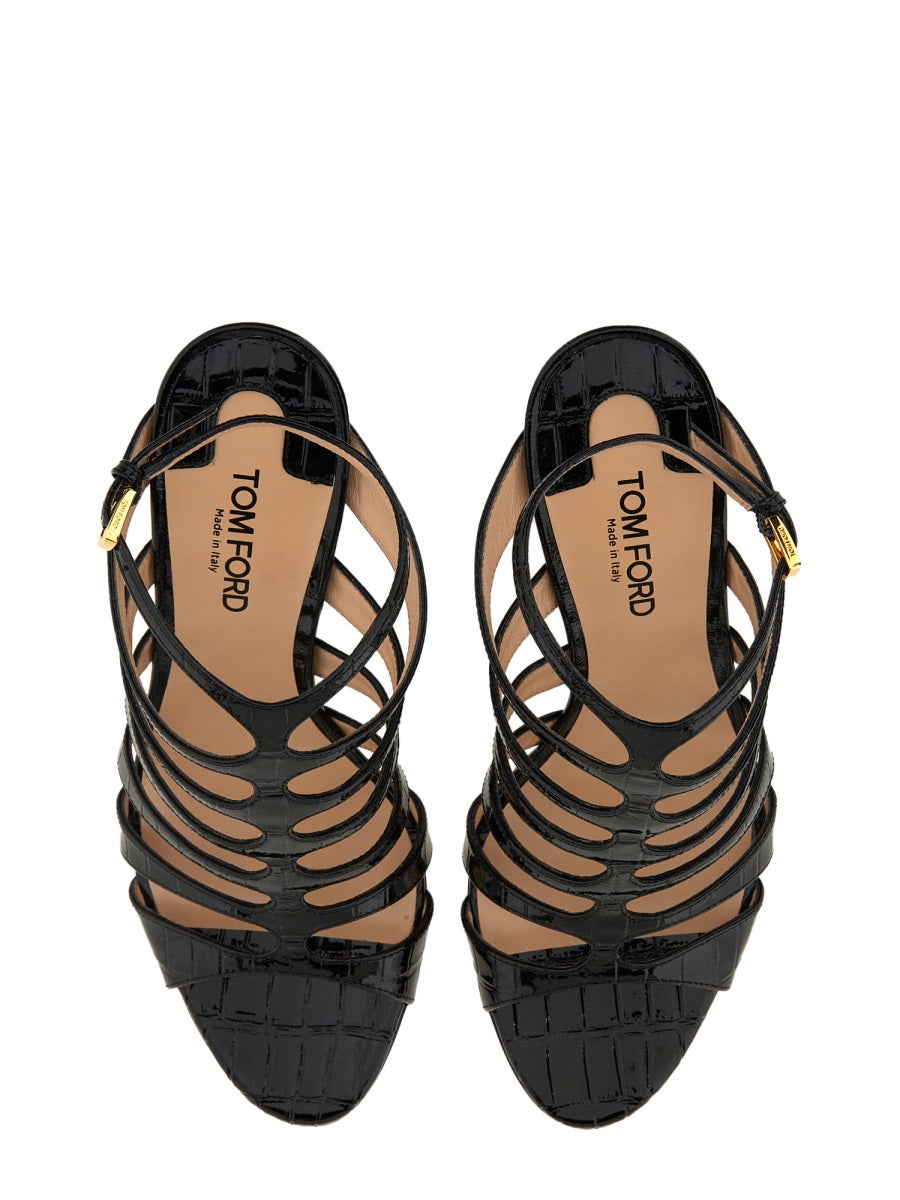 Tom Ford Women Leather Sandal TOM FORD