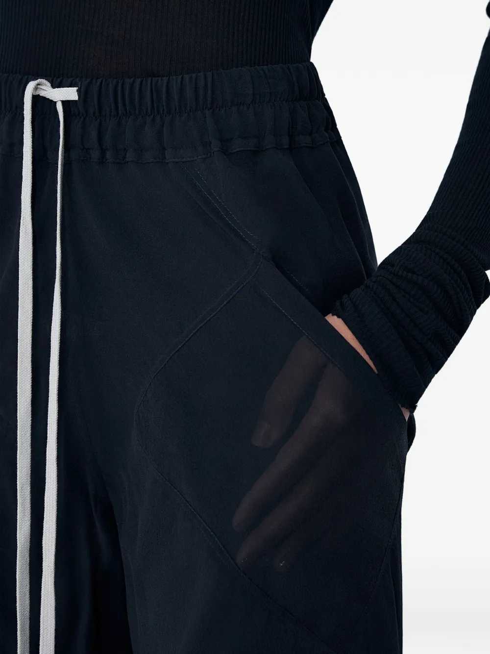Rick Owens Women Wide-Leg Pants With Drawstring RICK OWENS