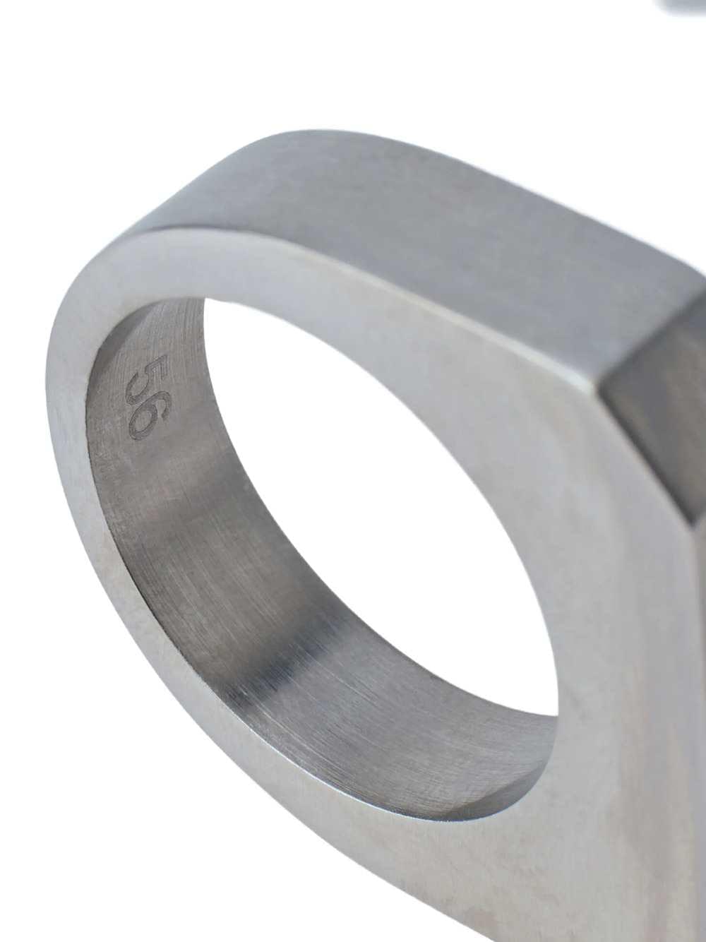 Rick Owens Women Brushed Rectangular Ring RICK OWENS