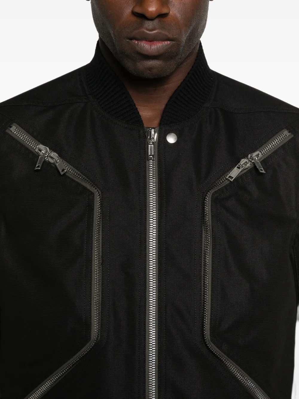 Rick Owens Men Zip-Up Bomber Jacket RICK OWENS