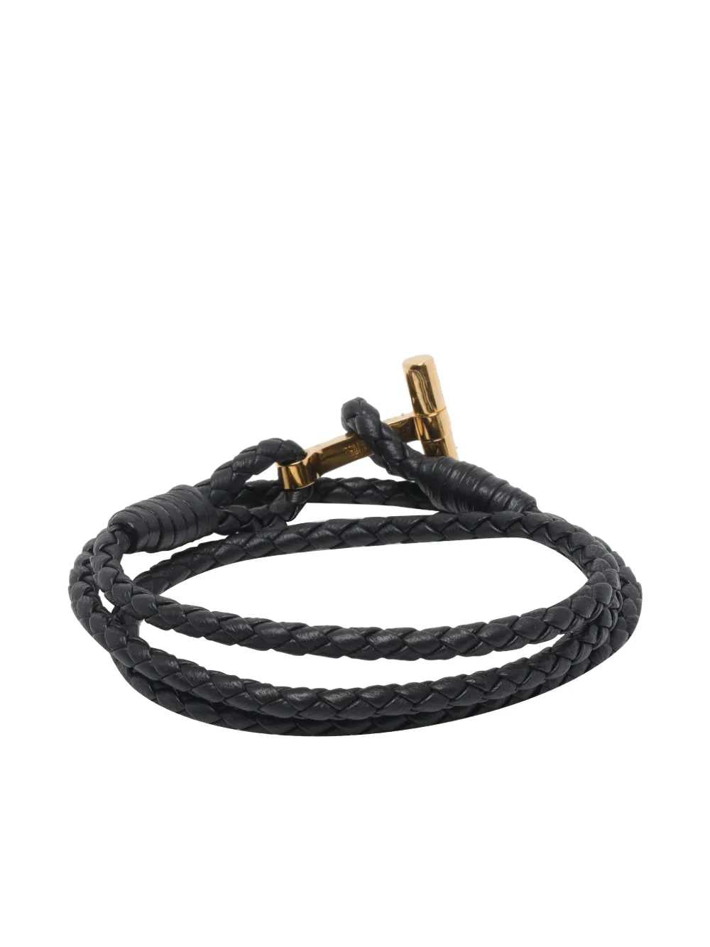 Tom Ford Men Braided Logo Bracelet TOM FORD