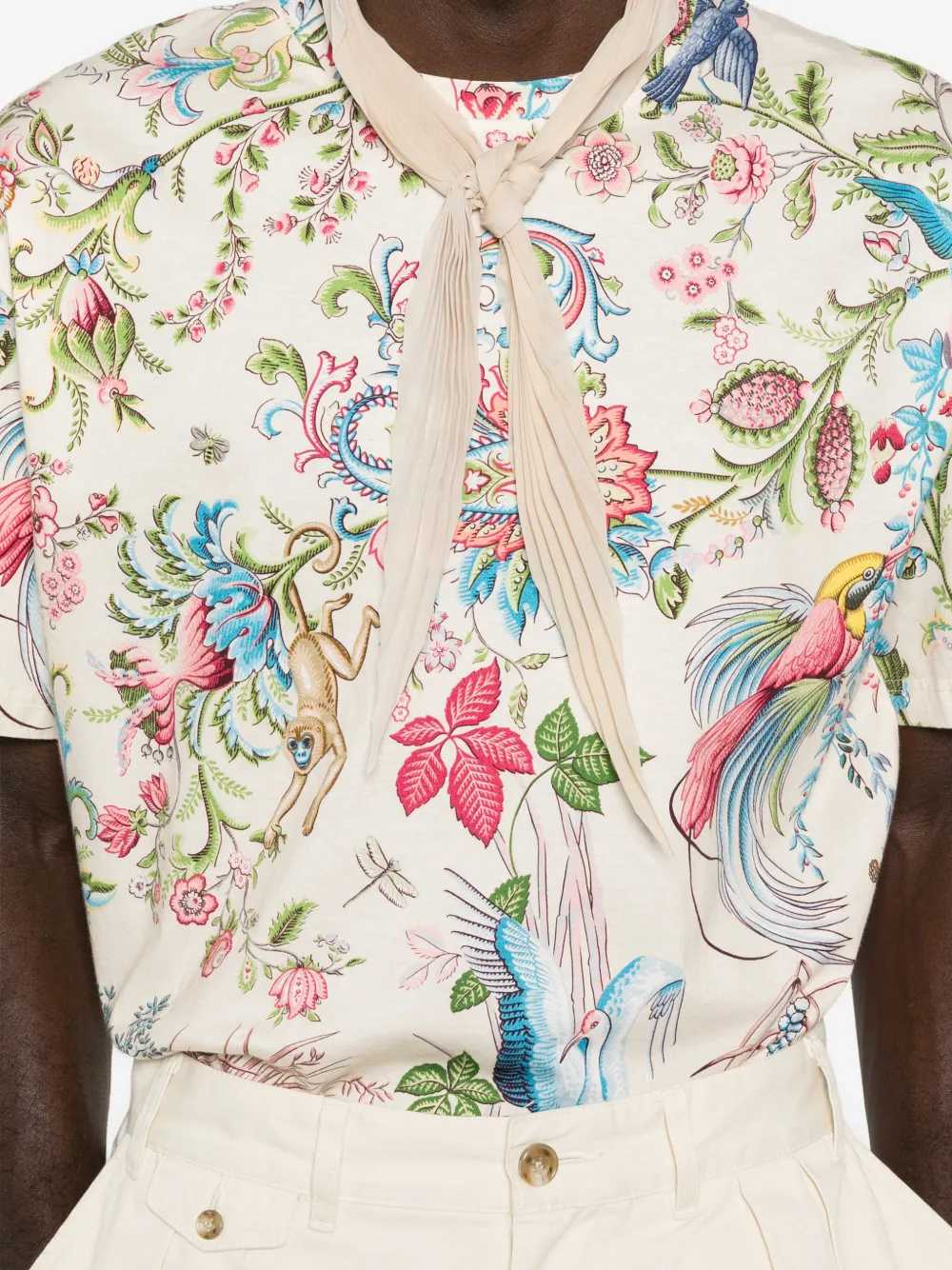 Etro Men Floral Print T-Shirt ETRO
