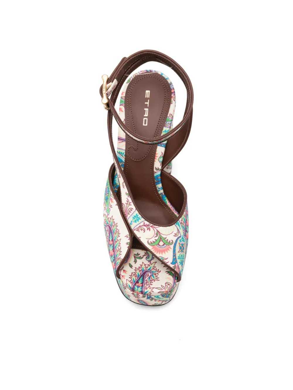 Etro Women Paisley-Patterned Platform Sandals With Heel ETRO