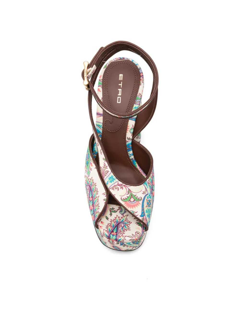 Etro Women Paisley-Patterned Platform Sandals With Heel ETRO