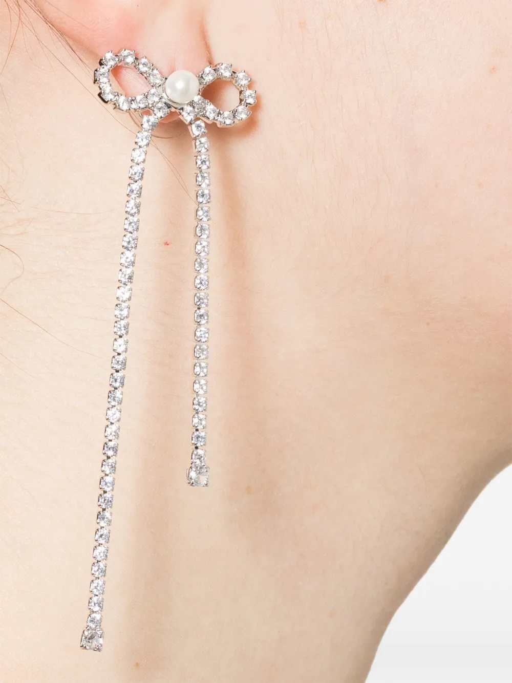 Self-Portrait Women Crystal Drop Earrings SELF-PORTRAIT