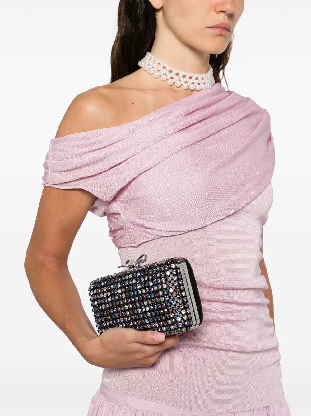 Self-Portrait Women Embellished Clutch SELF-PORTRAIT