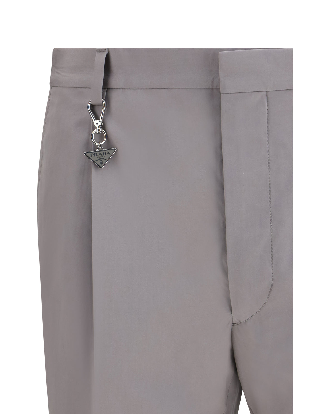 Prada Men Tailored Cotton Poplin Pants PRADA