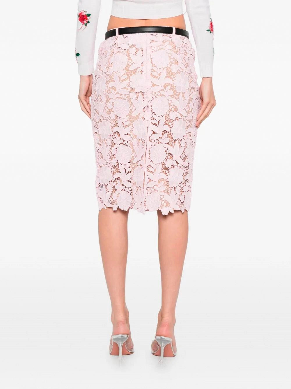 Self-Portrait Women Lace Midi Skirt SELF-PORTRAIT