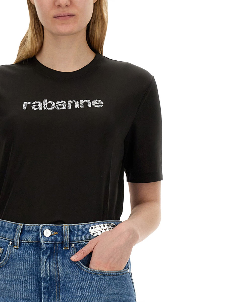 Rabanne Women T-Shirt With Logo