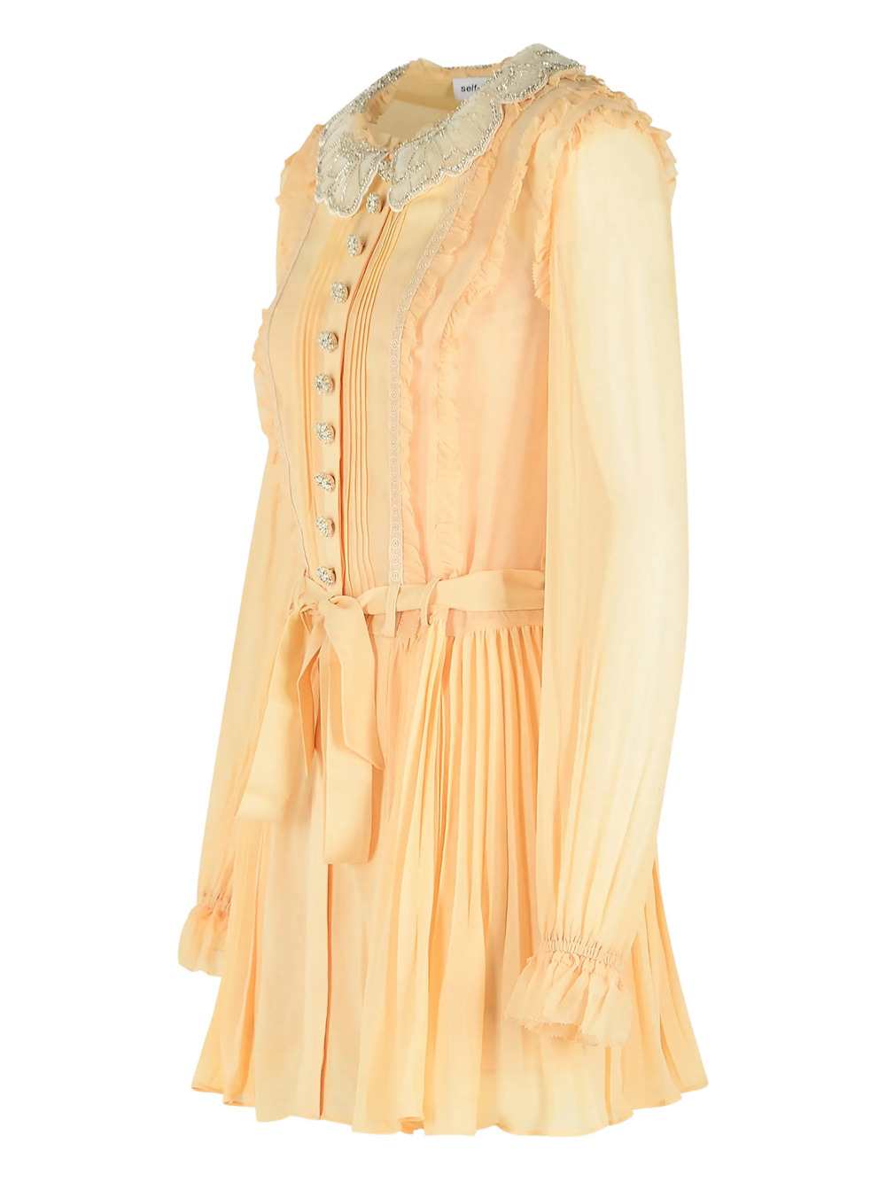Self-Portrait Women Self-Portrait Women Short Pleated Dress SELF-PORTRAIT