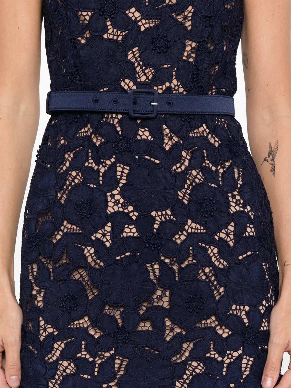 Self-Portrait Women Guipure Lace Midi Dress
