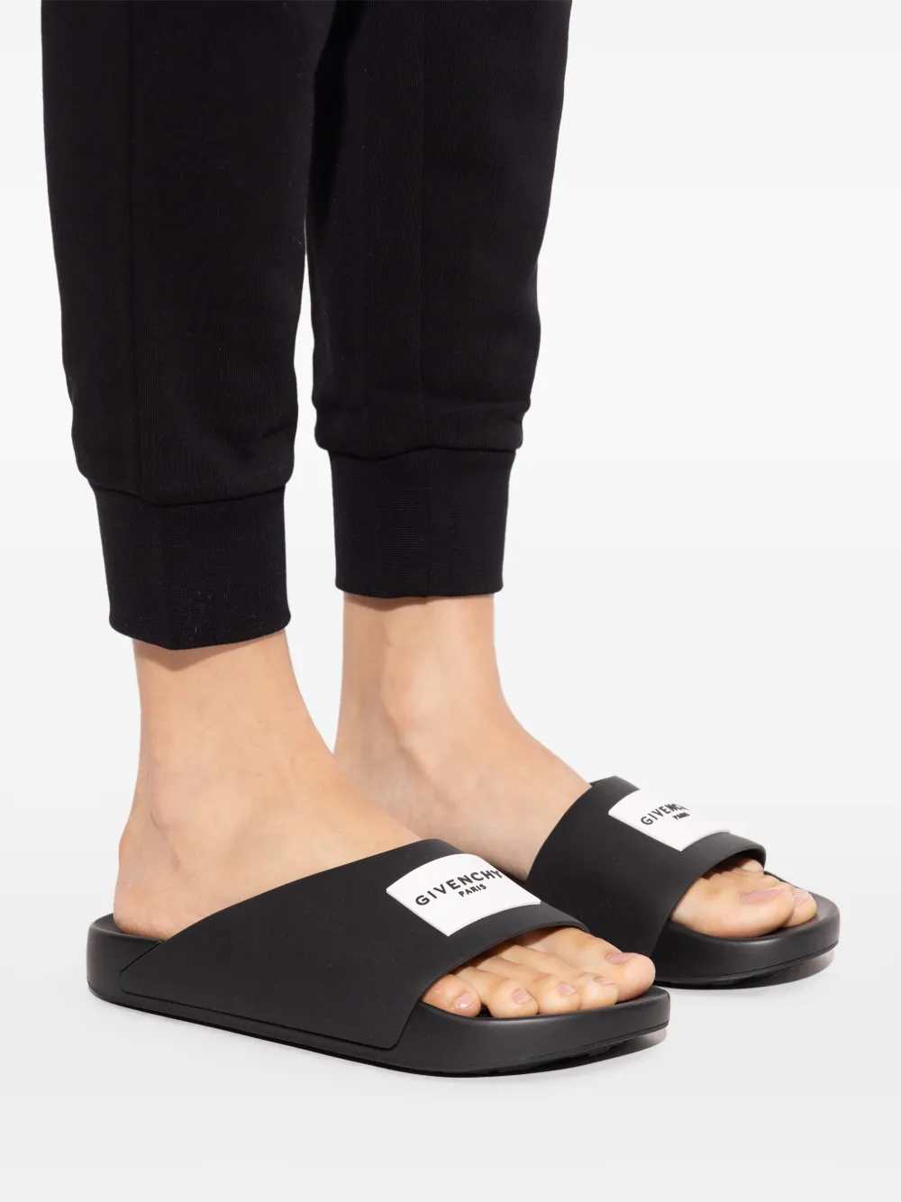 Givenchy Women Slide Sandals With Logo GIVENCHY
