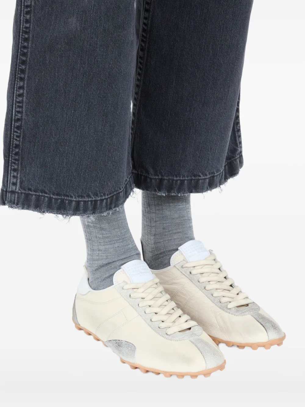 Maison Margiela Men Sneakers With Suede Panels MAISON MARGIELA