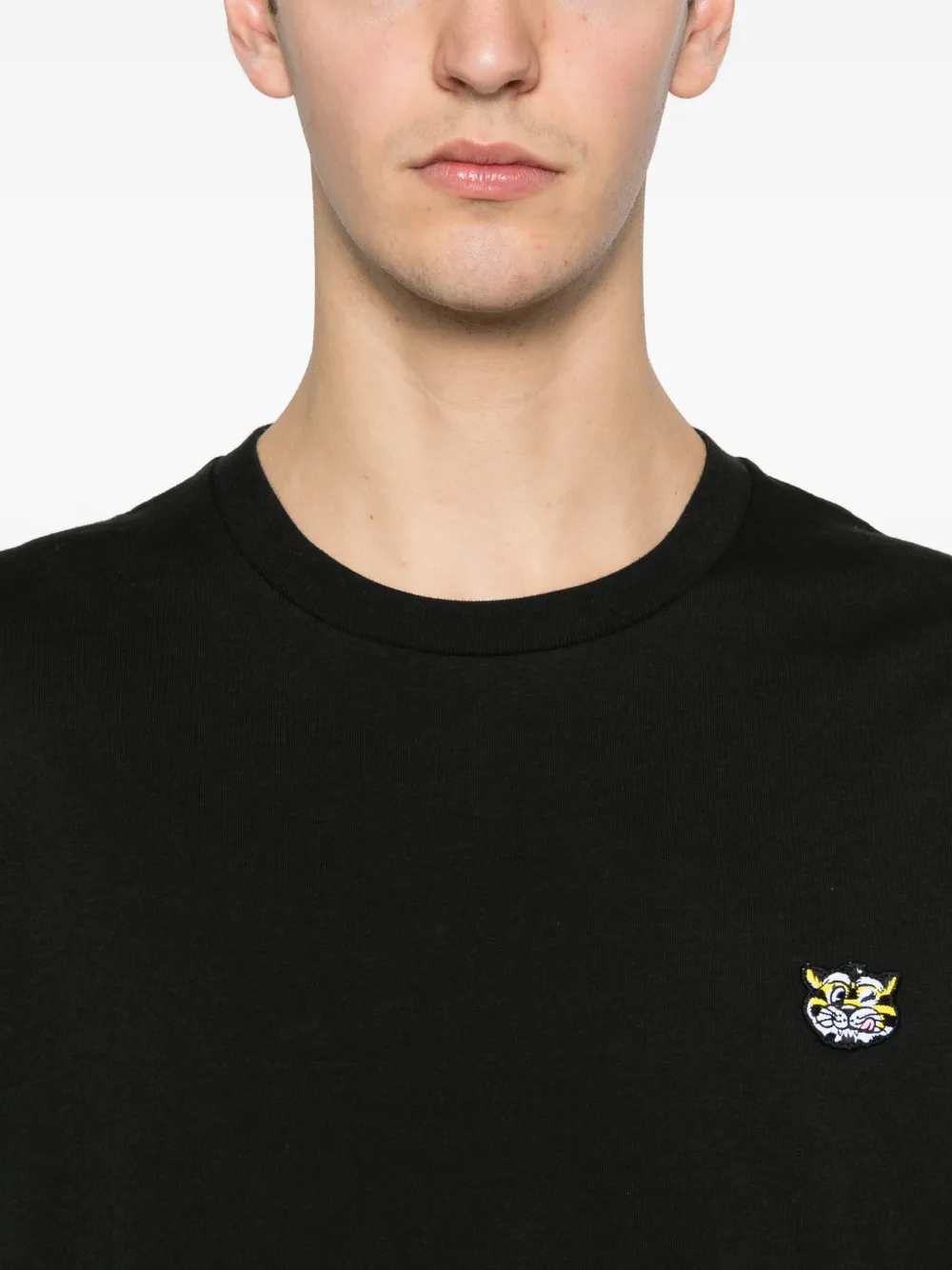 Kenzo Men T-Shirt With Embroidered Appliqué KENZO