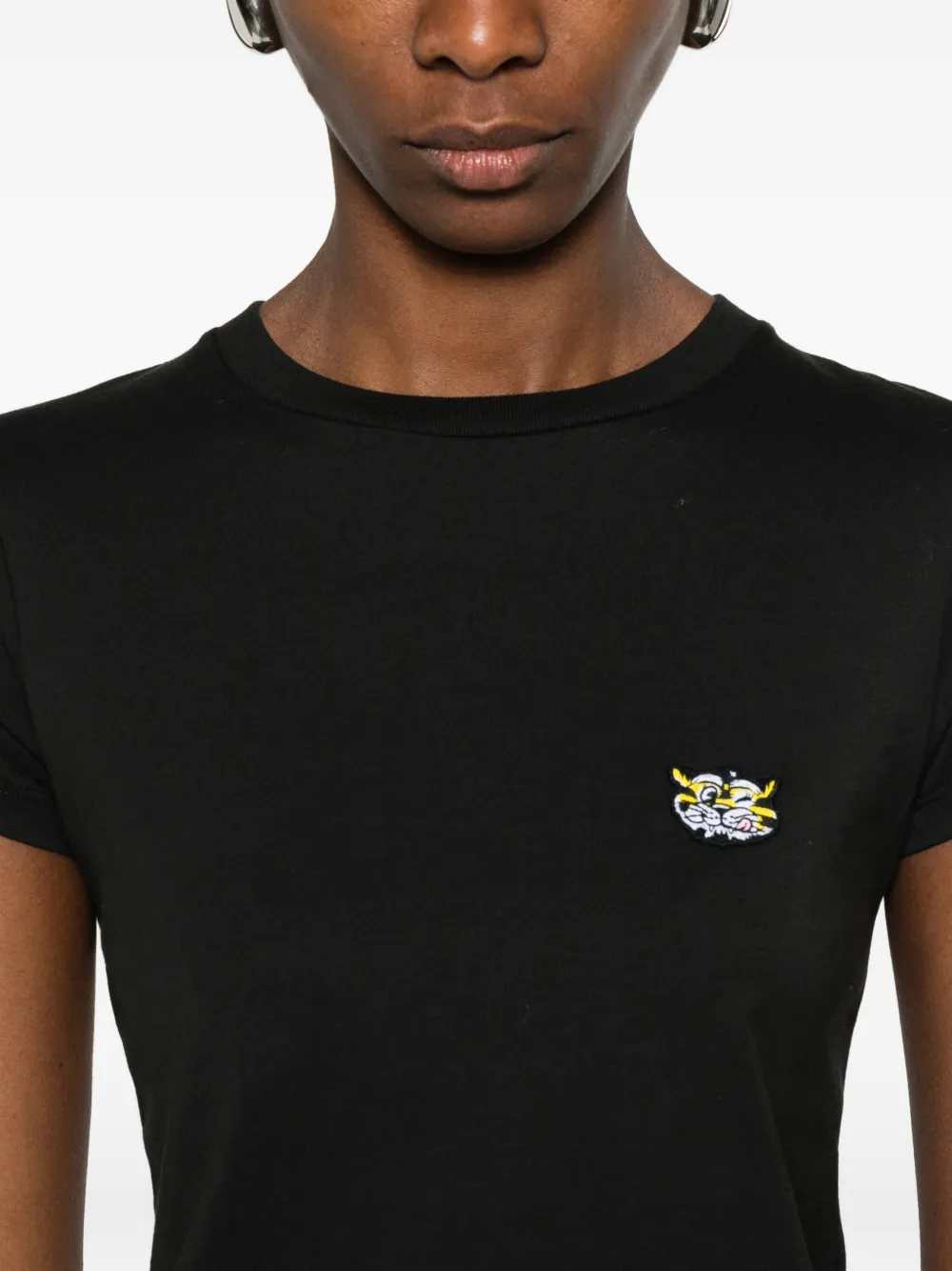 Kenzo Women Tiger Embroidered T-Shirt KENZO
