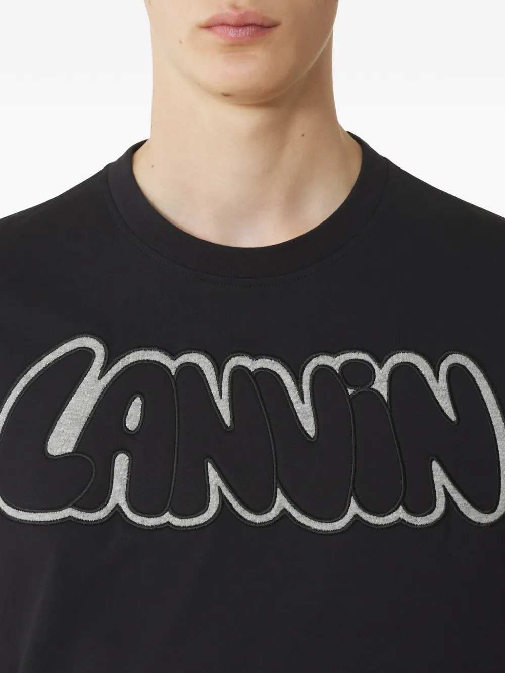 Lanvin Men T-Shirt With Applique LANVIN