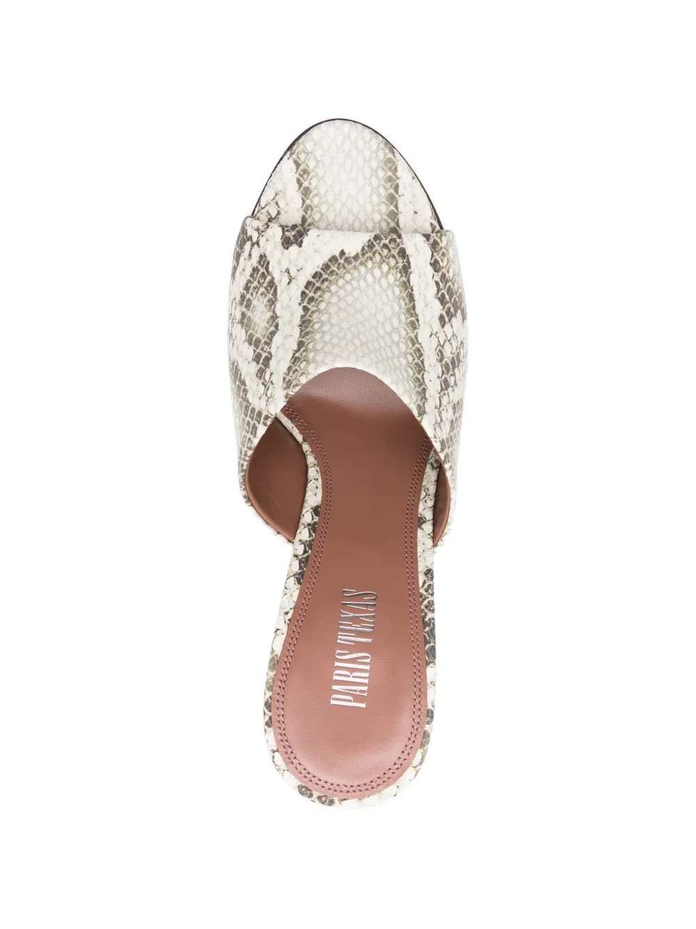 Paris Texas Women Nina Snakeskin Sandals PARIS TEXAS