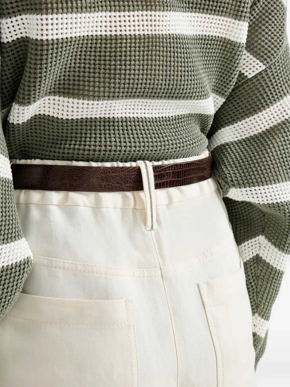 Brunello Cucinelli Women Belted Trousers BRUNELLO CUCINELLI