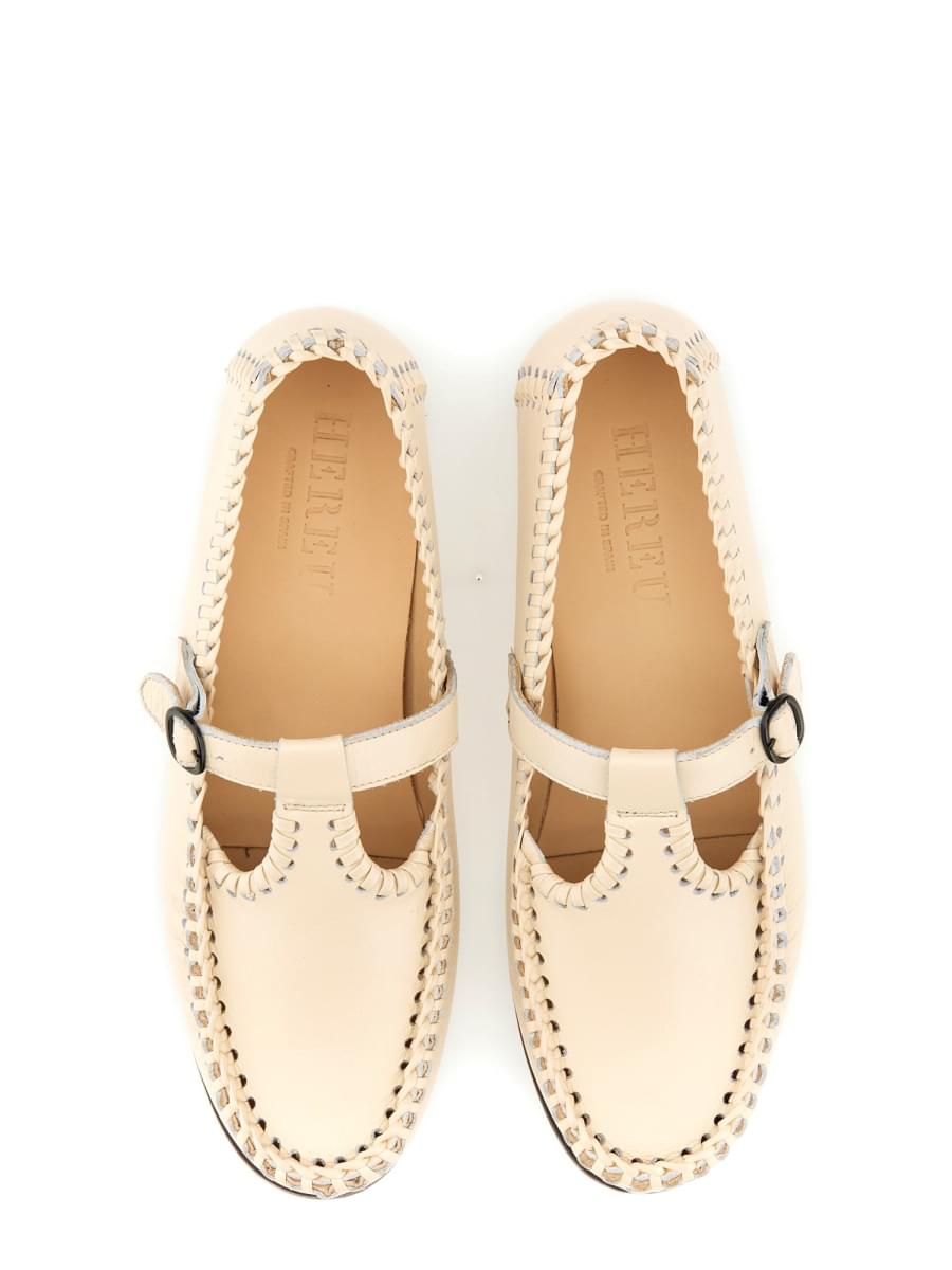 Hereu Women Moccasin T-Bar "Alcover" HEREU
