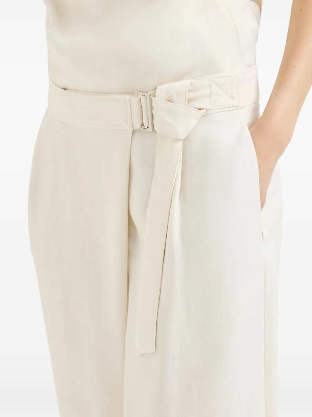 Brunello Cucinelli Women Pants With Adjustable Belt BRUNELLO CUCINELLI