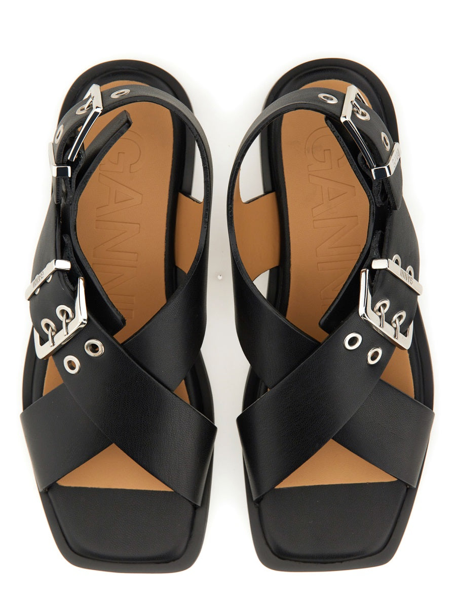 Ganni Women Studded Sandal GANNI