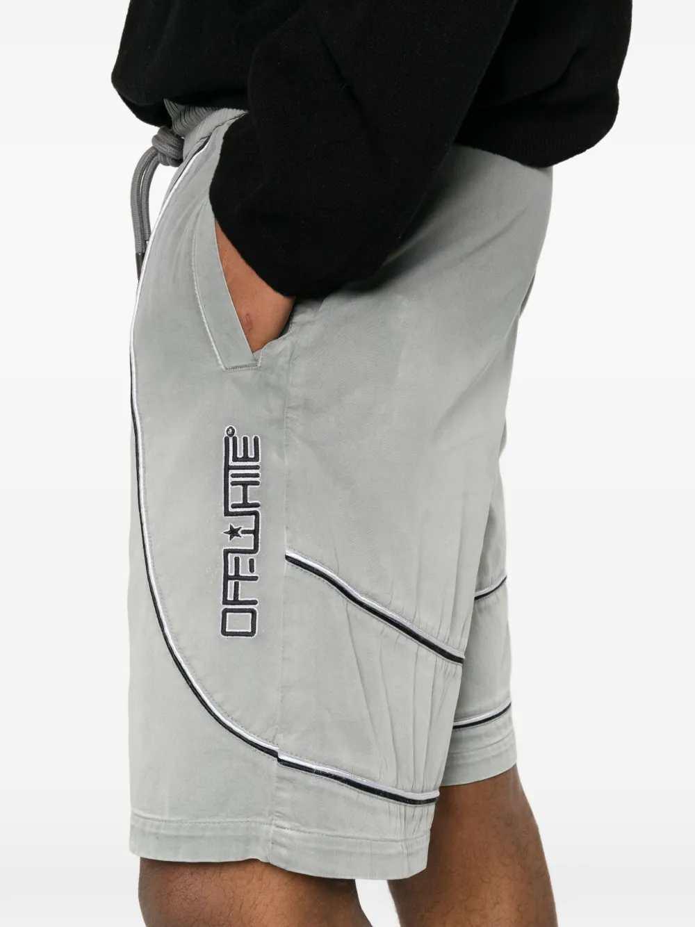 Off White Men Offline Shorts Gd Gab Trackshort Castelrock OFF-WHITE