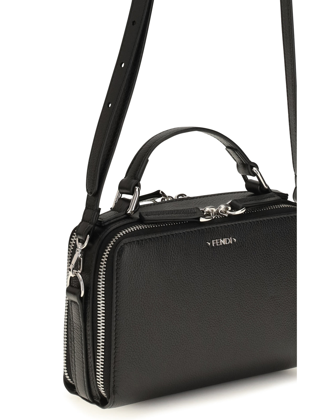 Fendi Men Calfskin Phone Holder Handbag FENDI
