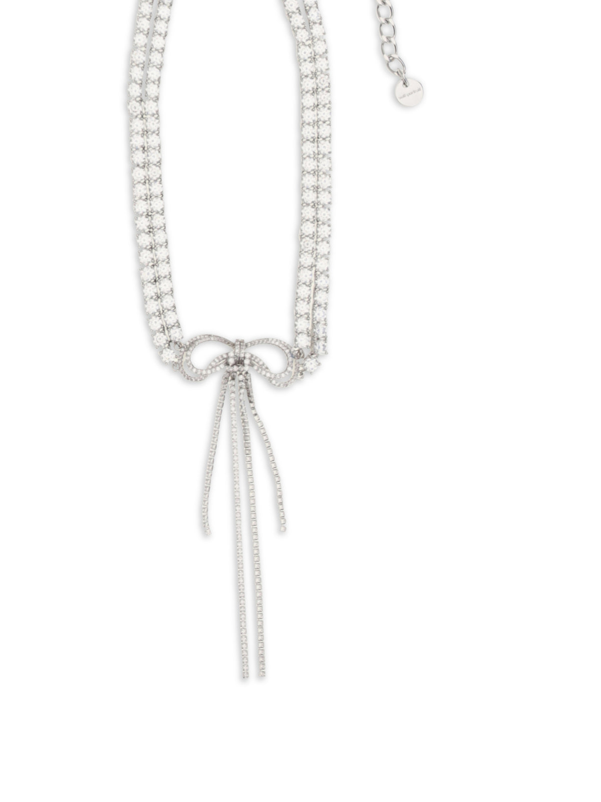 Self-Portrait Women Crystal Double Bow Choker SELF-PORTRAIT