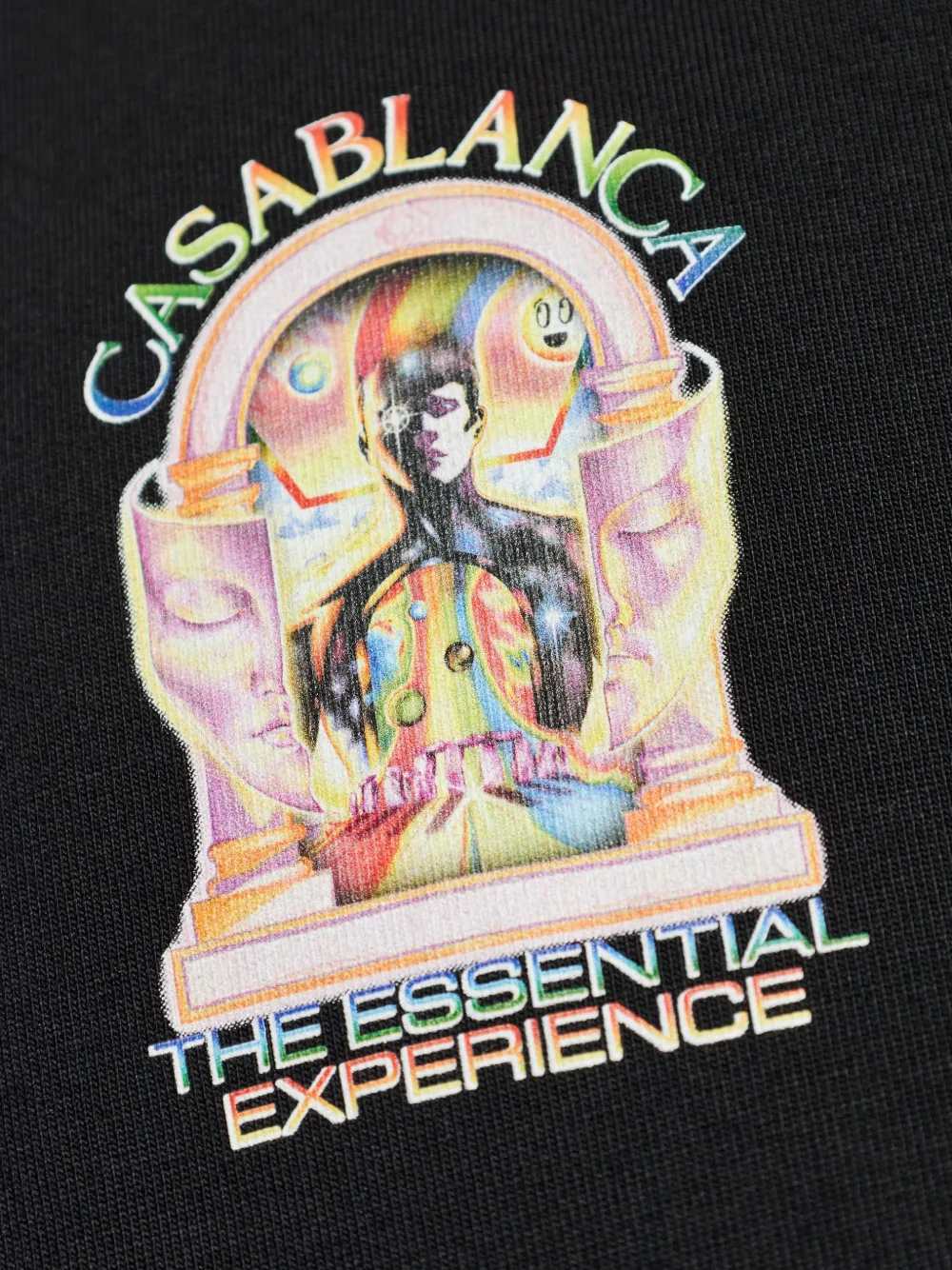 Casablanca Men Crew-Neck T-Shirt With Print CASABLANCA