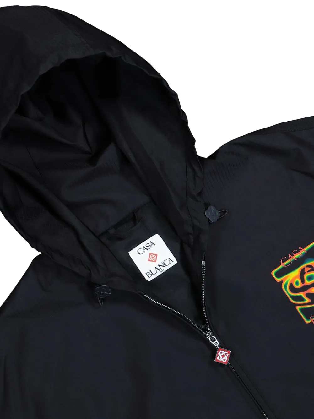Casablanca Men Ripstop Hooded Jacket CASABLANCA